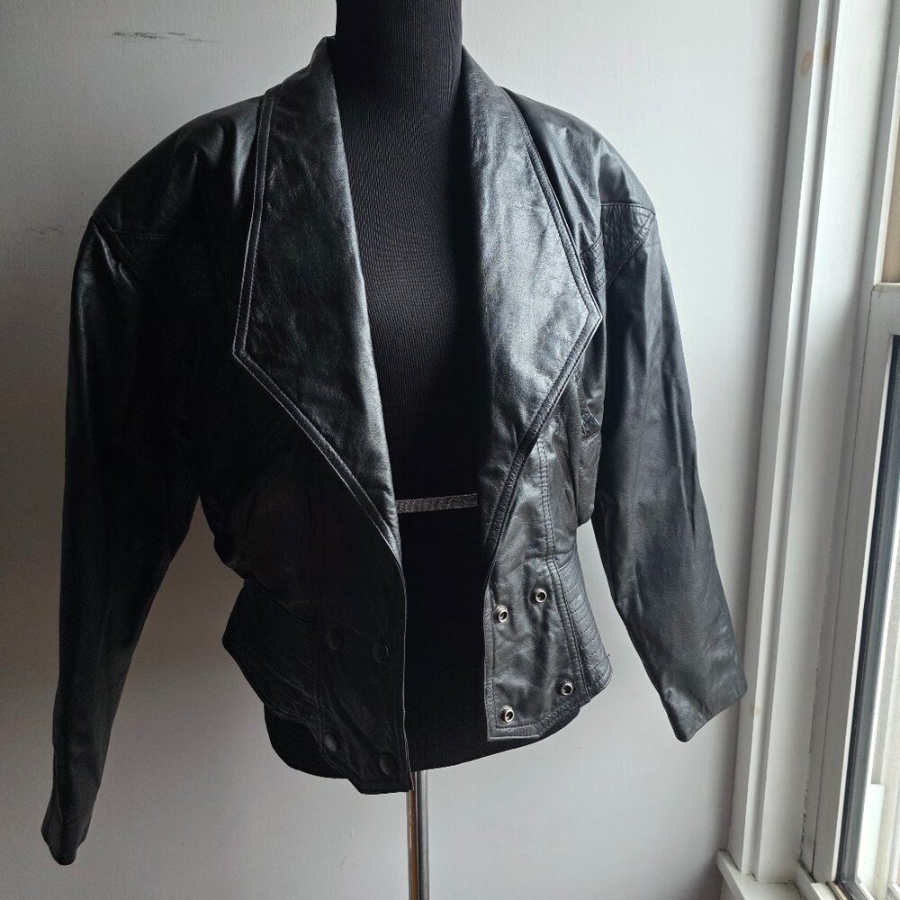 Women's leather jacket